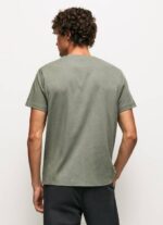 Pepe Jeans brodeerattu logollinen puuvillainen t-paita miehet valu TB00914 - Image 4