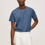 Pepe Jeans brodeerattu logollinen t-paita miehet jarman TB00975