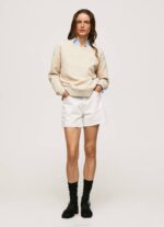 Pepe Jeans brodeerattu puuvillapusero naiset harrastaja TB00272 - Image 2