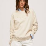 Pepe Jeans brodeerattu puuvillapusero naiset harrastaja TB00272