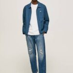 Pepe Jeans cade midrise rento istuvuus farkut miehet denim TB00812