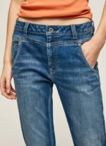 Pepe Jeans carey midrise rennon mallin farkut naiset denim TB0080 - Image 3