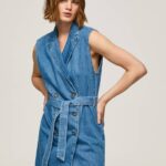 Pepe Jeans carmen lyhyt denim mekko naiset denim TB00154