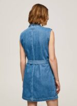 Pepe Jeans carmen lyhyt denim mekko naiset denim TB00154 - Image 4