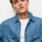 Pepe Jeans carsonin tavallinen farkkupaita miehet denim TB001020
