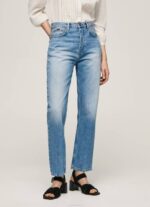 Pepe Jeans celyn regular fit korkeavyötäröiset farkut naiset denim TB0025 - Image 2