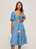 Pepe Jeans denim mekko naiset sininen TB00163 - Image 2