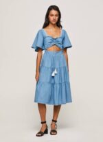 Pepe Jeans denim mekko naiset sininen TB00163 - Image 3