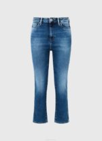 Pepe Jeans dion 7/8 korkeavyötäröiset slim fit farkut naiset denim TB0074