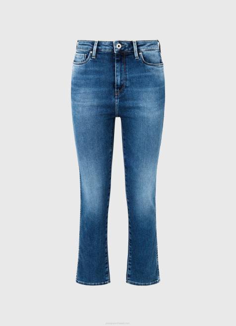 Pepe Jeans dion 7/8 korkeavyötäröiset slim fit farkut naiset denim TB0074 - Image 1