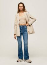 Pepe Jeans dion korkeavyötäröiset levenevät farkut naiset denim TB0060