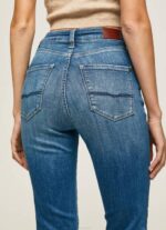 Pepe Jeans dion korkeavyötäröiset levenevät farkut naiset denim TB0060 - Image 5