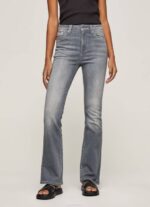 Pepe Jeans dion korkeavyötäröiset levenevät farkut naiset denim TB0063 - Image 2