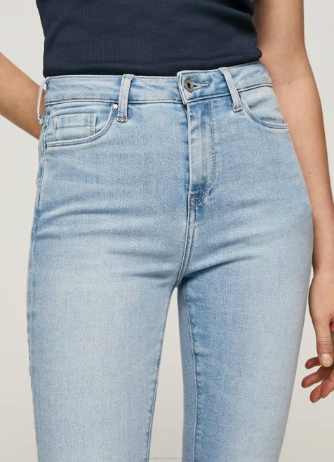 Pepe Jeans dion korkeavyötäröiset skinny fit farkut naiset denim TB0038 - Image 3