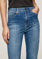 Pepe Jeans dion korkeavyötäröiset skinny fit farkut naiset denim TB0041 - Image 3
