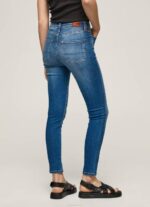 Pepe Jeans dion korkeavyötäröiset skinny fit farkut naiset denim TB0041 - Image 4