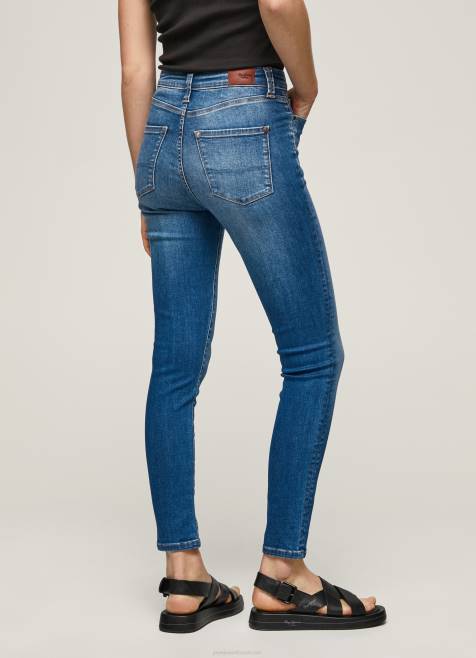 Pepe Jeans dion korkeavyötäröiset skinny fit farkut naiset denim TB0041 - Image 4