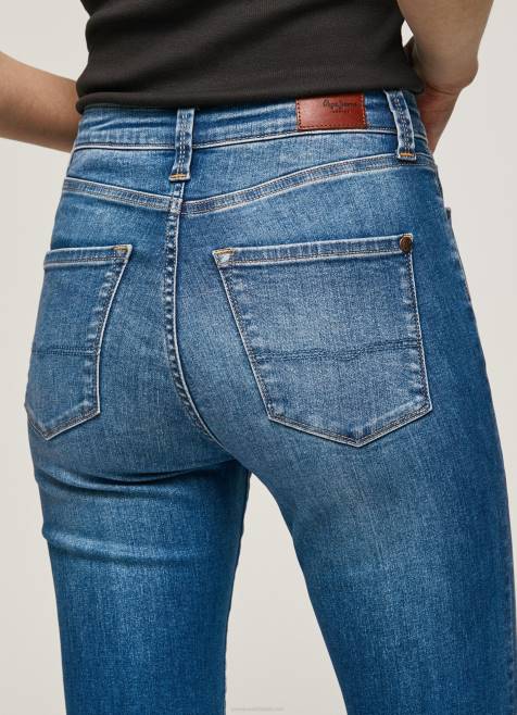 Pepe Jeans dion korkeavyötäröiset skinny fit farkut naiset denim TB0041 - Image 5