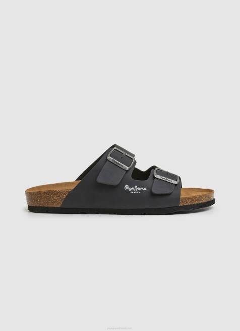 pepe_jeans_double_kansas_anatomiset_sandaalit_miehet_musta_tb001271.jpg Pepe Jeans double kansas anatomiset sandaalit miehet musta TB001271 - Image 1