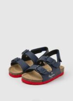 Pepe Jeans double kansas anatomiset sandaalit poika laivasto TB001549 - Image 3