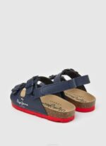 Pepe Jeans double kansas anatomiset sandaalit poika laivasto TB001549 - Image 4