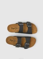 Pepe Jeans double kansas anatomiset sandaalit poika musta TB001548 - Image 2