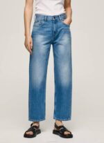 Pepe Jeans dover korkeavyötäröiset rennon mallin farkut naiset denim TB0084 - Image 2