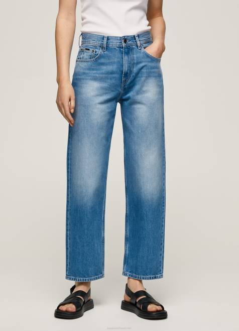 Pepe Jeans dover korkeavyötäröiset rennon mallin farkut naiset denim TB0084 - Image 2