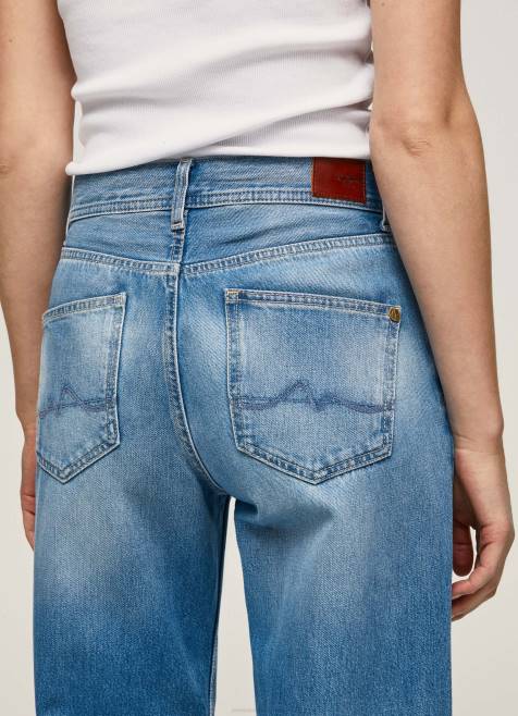 Pepe Jeans dover korkeavyötäröiset rennon mallin farkut naiset denim TB0084 - Image 5