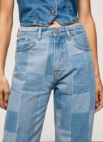 Pepe Jeans dover löysät korkeavyötäröiset farkut naiset denim TB0088 - Image 3
