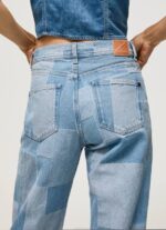 Pepe Jeans dover löysät korkeavyötäröiset farkut naiset denim TB0088 - Image 5