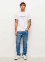 Pepe Jeans easton dropped rise rento istuvuus farkut miehet denim TB00819