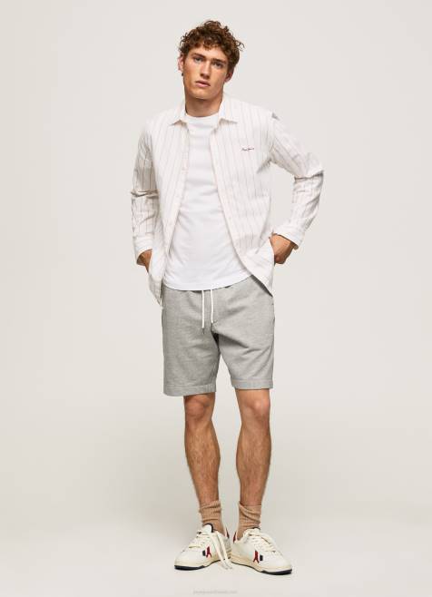 pepe_jeans_edward_sporttiset_shortsit_miehet_harmaa_marli_tb001140.jpg Pepe Jeans edward sporttiset shortsit miehet harmaa marli TB001140 - Image 1