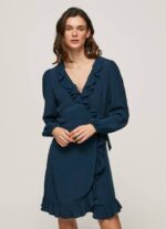 Pepe Jeans esha-kääreinen lyhyt mekko naiset dulwich TB00158 - Image 2