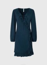 Pepe Jeans esha-kääreinen lyhyt mekko naiset dulwich TB00158 - Image 5
