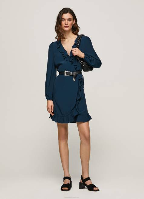 pepe_jeans_esha_kaareinen_lyhyt_mekko_naiset_dulwich_tb00158.jpg Pepe Jeans esha-kääreinen lyhyt mekko naiset dulwich TB00158 - Image 1