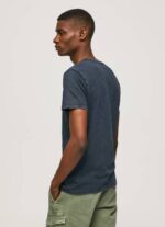 Pepe Jeans Essentialenim n -logoinen t-paita miehet indigo TB001015 - Image 4