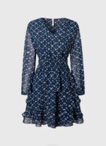 Pepe Jeans eyra-kuvioinen minimekko naiset multi TB00198 - Image 5