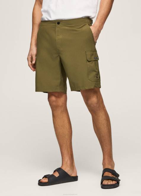 Pepe Jeans fergus cargo uimapuku shortsit miehet harvardin khaki TB001141 - Image 2