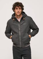 Pepe Jeans fleecevuorattu takki miehet pesty mustaksi TB00836