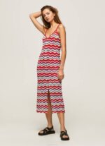Pepe Jeans frida siksak-neulemekko naiset studio punainen TB00170 - Image 2