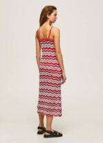 Pepe Jeans frida siksak-neulemekko naiset studio punainen TB00170 - Image 4