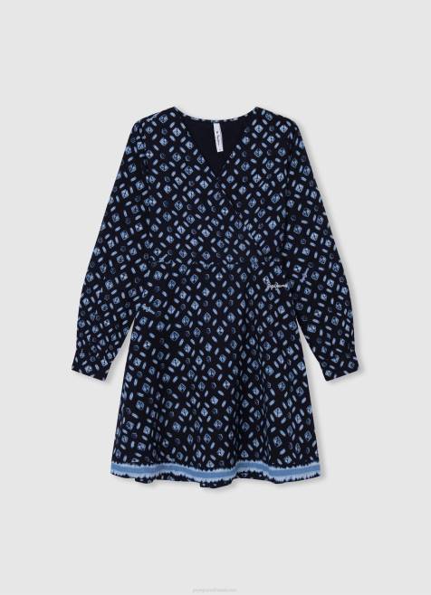 pepe_jeans_geometrisella_kuviolla_lyhyt_mekko_tytto_multi_tb001387.jpg Pepe Jeans geometrisella kuviolla lyhyt mekko tyttö multi TB001387 - Image 1