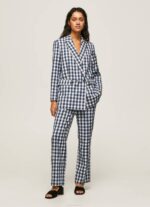 Pepe Jeans ginghy shekki painettu bleiseri naiset multi TB00136 - Image 2