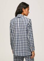 Pepe Jeans ginghy shekki painettu bleiseri naiset multi TB00136 - Image 4