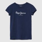 Pepe Jeans glitterlogollinen t-paita tyttö dulwich TB001428