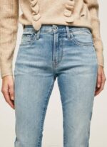 Pepe Jeans grace korkeavyötäröiset slim fit farkut naiset denim TB0067 - Image 3