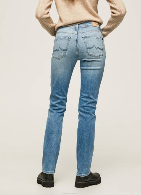 Pepe Jeans grace korkeavyötäröiset slim fit farkut naiset denim TB0067 - Image 4