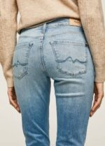 Pepe Jeans grace korkeavyötäröiset slim fit farkut naiset denim TB0067 - Image 5