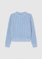 Pepe Jeans haalistettu raidallinen puuvillapusero tyttö dulwich TB001408 - Image 5